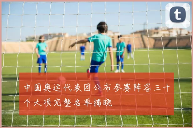 中国奥运代表团公布参赛阵容三十个大项完整名单揭晓